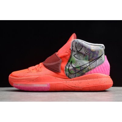 Nike Erkek Kyrie 6 Pre-heat Mercan / Gri Basketbol Ayakkabısı Türkiye - DMV1YKAF